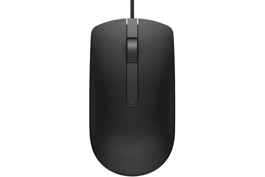 Dell MS116 Wired Mouse, Black | 1000 DPI, Optical LED Tracking, 2 Buttons, USB Plug and Play, S — Linkbiz SmartDeal's