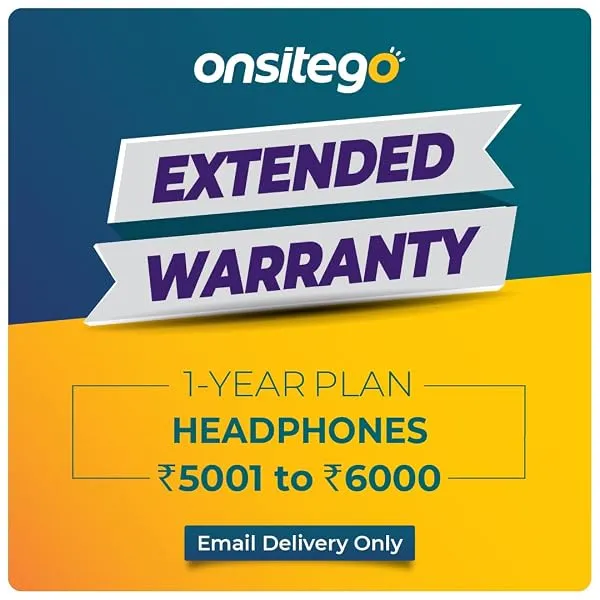 Onsitego 1 Year Extended Warranty for Headphones from Rs. 5001-6000 (Email Delivery - No Physical Kit) — Linkbiz SmartDeal's
