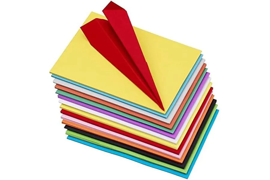 OFIXO 100 Pieces Colour Sheets Copy Printing Papers/Art and Craft Paper A4 Sheets Double Sided — Linkbiz SmartDeal's