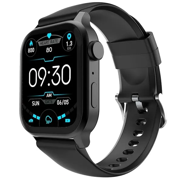 Fire‑Boltt Rise Smart Watch 1.85″ HD Display with Bluetooth Calling, AI Voice Assistant, Rotating Crown,SpO2 & Heart Rate Monitor, 120+ Sports Modes,IP67 Waterproof Smart Watch for — Linkbiz SmartDeal's