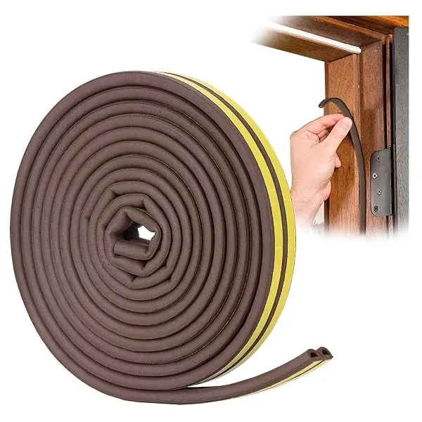 VS CARE CUBIZ Door Weather Strip Draught Excluder for Doors Self Adhesive Foam Draft Excluder for Windows Door Insulation Strip Weather Stripping Door Seal Strip, Epdm, Foam, Rubbe — Linkbiz SmartDeal's