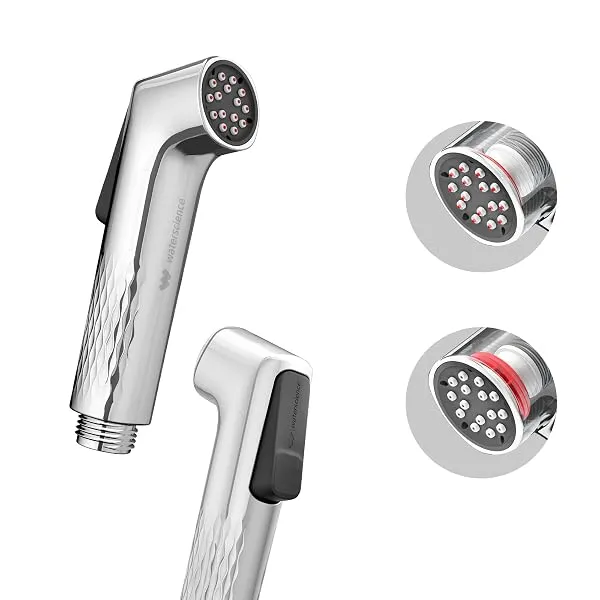 WaterScience NeverBlock™ Health Faucet for Toilet | Jet Spray | Self-Cleaning | Without Hose | Up to 40% Water Saving | Chrome Finish - PURO-HFS-625 — Linkbiz SmartDeal's