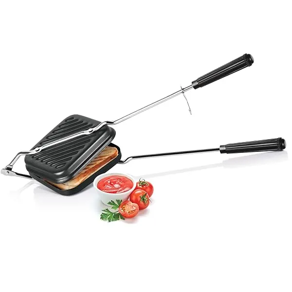 MILTON Pro cook Premium Non-Stick Sandwich Griller | Compatible with Gas Stoves | Sandwich Griller and Toaster | Heat-Resistant Bakelite Handle | Durable & Easy to Use Sandwich Mak — Linkbiz SmartDeal's
