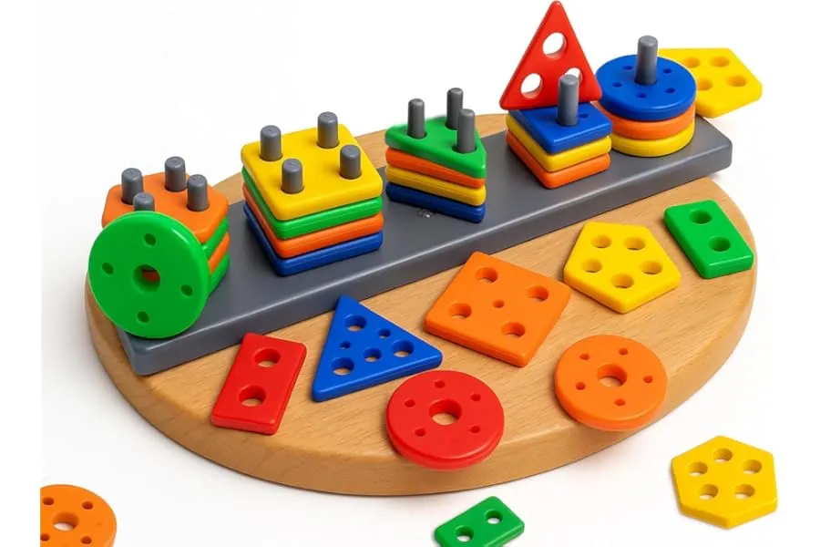 Novo Baby Smart Activity Fun&Learning Blocks Geometrics, Educational & Learning Sorter Toys, Co — Linkbiz SmartDeal's