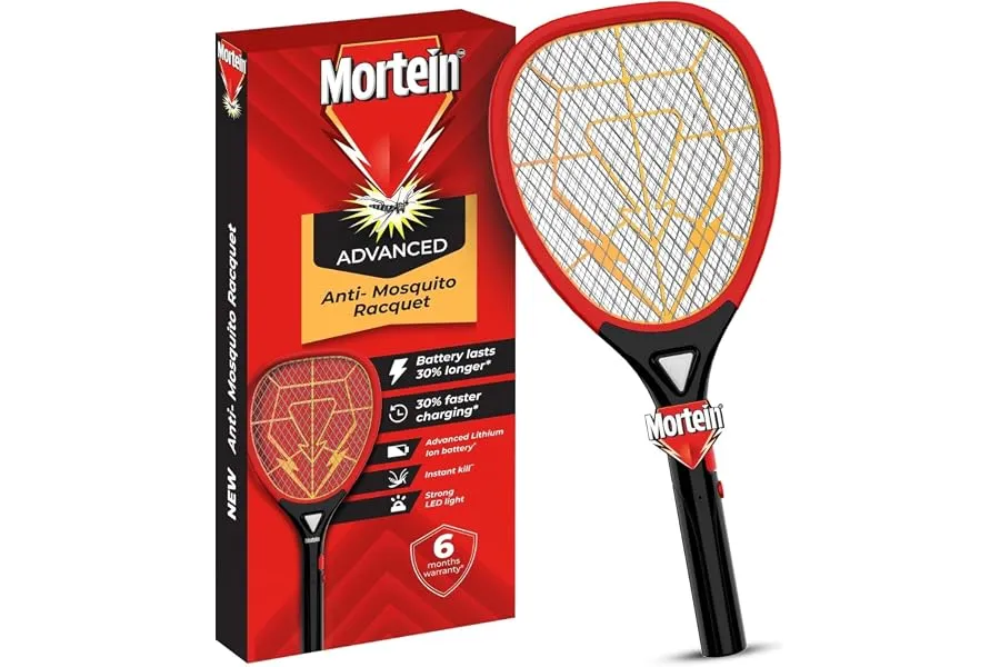 Mortein Advanced Anti-Mosquito Racquet | Mosquito Bat | Electric Fly Swatter | Mosquito Killer — Linkbiz SmartDeal's