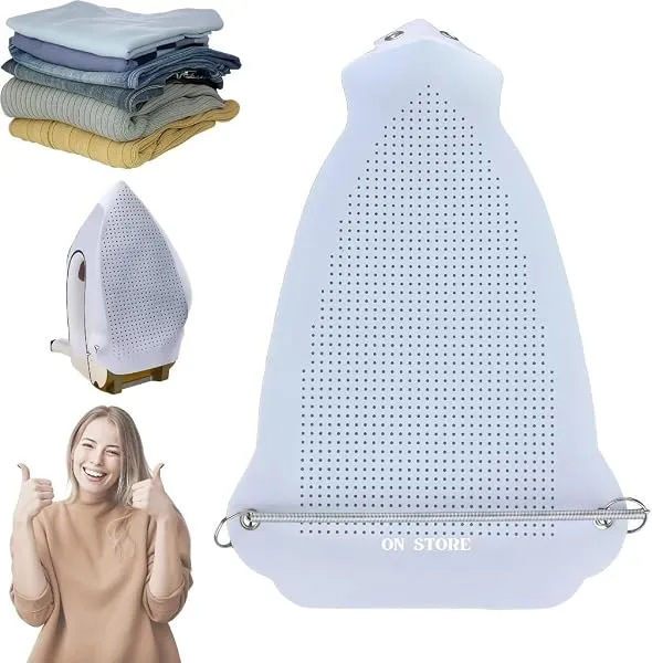 ON STORE Steam Iron Teflon Cover | Non-Stick Heat Resistant, Protects from Shine, Burns & Scorching, Iron Soleplate Cover, Universal Fit for Steam & Dry Irons — Linkbiz SmartDeal's