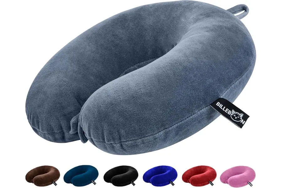 Billebon Premium Neck Pillow for Travelling Airplane Travel Pillow Comfortable Head Rest Neck H — Linkbiz SmartDeal's