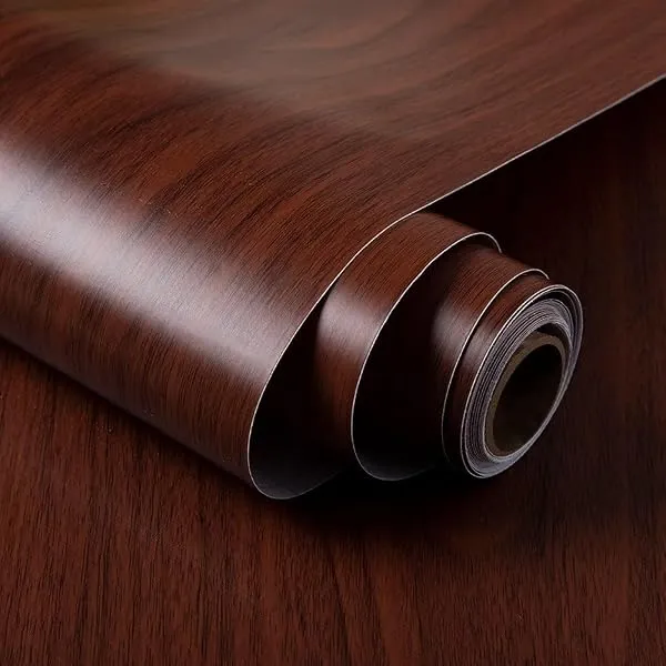 HOMEMATES Self Adhesive Waterproof Wooden Wallpaper Kitchen Wall Stickers DIY PVC Shelf Furniture, Almirah, Table Top, Wardrobe, Kitchen Decal (18 x 120 Inch) — Linkbiz SmartDeal's