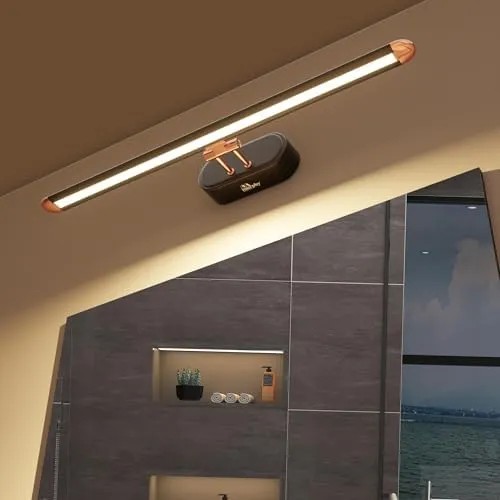 Murphy 6W 3-in-1 Color Chnaging Black Rose Gold Finish LED Mirror Picture Wall Light,Bathroom Vanity Led Mirror Light with 2 Year Warranty (Cool White/Warm White/Natural White)-Pac — Linkbiz SmartDeal's