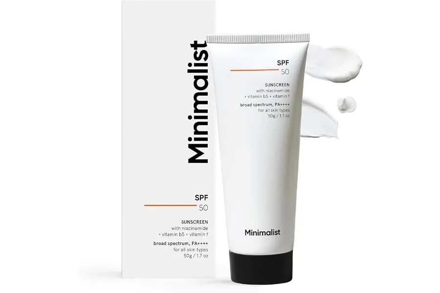 Minimalist Sunscreen SPF 50 PA++++ with Niacinamide & Multi-Vitamins | Broad Spectrum | Hydrati — Linkbiz SmartDeal's