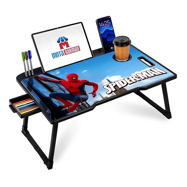 Mota Barman Office Table for Home/Writing Desk for Office/Folding Table for School/Folding Study Table/Work from Home Multipurpose Table (Spiderman) — Linkbiz SmartDeal's