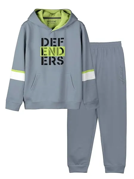 HELLCAT Trendy Printed Cotton Blend Hoodie T-shirt Jogger Trackpant Clothing Set for Boys - Pack of 1 — Linkbiz SmartDeal's