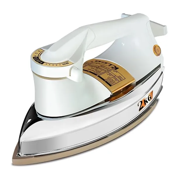 Rico 1000W 2KG Dry Iron | Heavy Weight, Japanese Quick Heat Technology, Advance Sole Plate, Shock Proof, AI13 — Linkbiz SmartDeal's