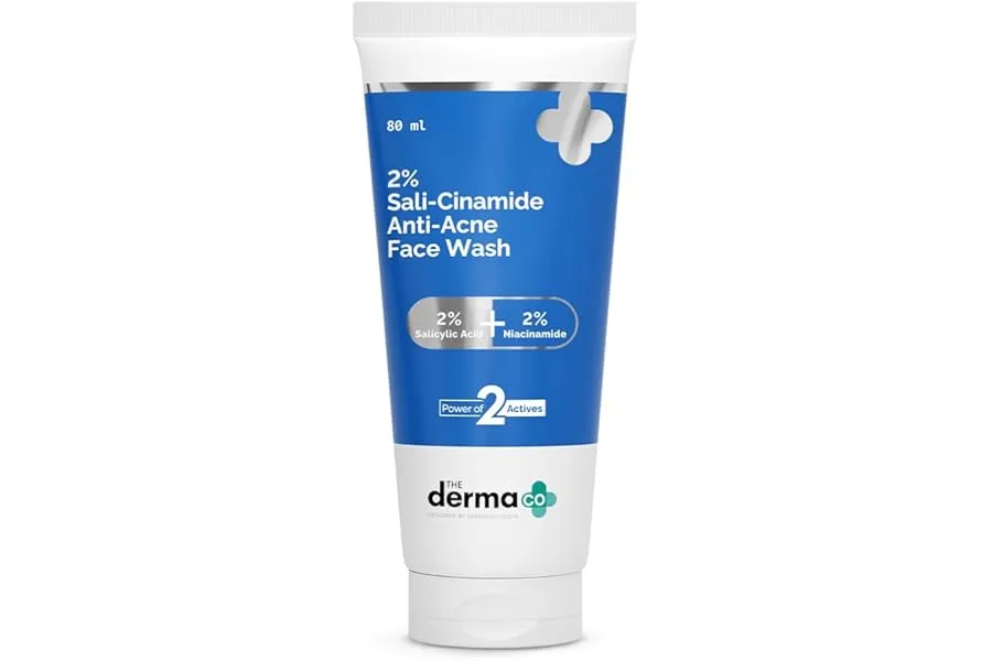 The Derma Co Sali-Cinamide Anti-Acne Face Wash 80ml — Linkbiz SmartDeal's