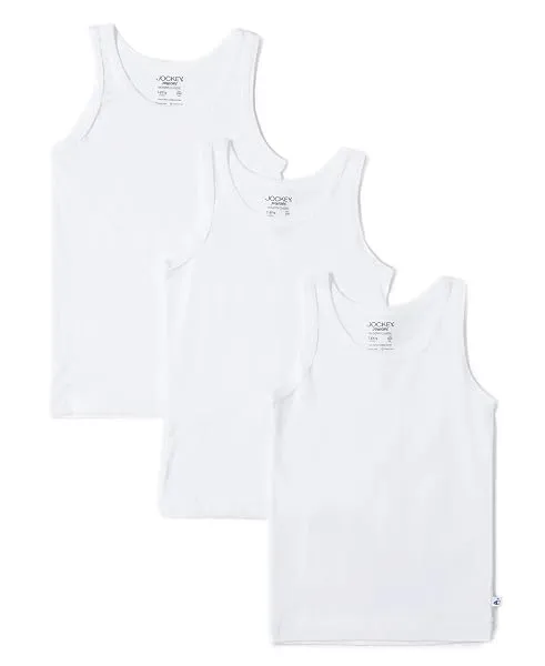 Jockey 3320 Boys Super Combed Cotton Round Neck Sleeveless Vest (Pack of 3) — Linkbiz SmartDeal's