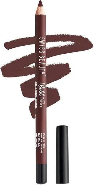 Swiss Beauty Bold Matt Lip Liner | Long-lasting |Matte Finish | Non-drying | Shade-12, 1.6gm — Linkbiz SmartDeal's