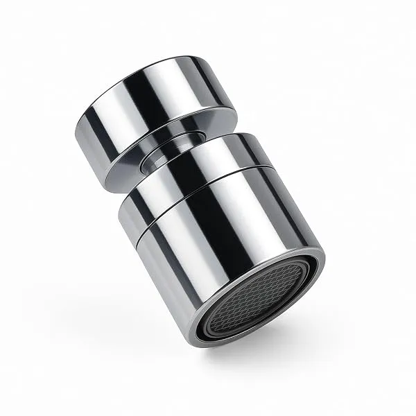 Prem Tiles 360° Rotation Stainless Steel | Kitchen Tap Extender | Swivel Sink Faucet Aerator | Water Saving Aerator | Dual Flow, Foam and Spray | Fits Male/Female 22mm Thread | Pol — Linkbiz SmartDeal's