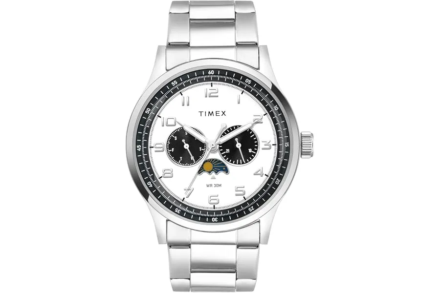 TIMEX Analog Watch for Men with Round Dial & Water Resistant Man's Wrist Watches — Linkbiz SmartDeal's