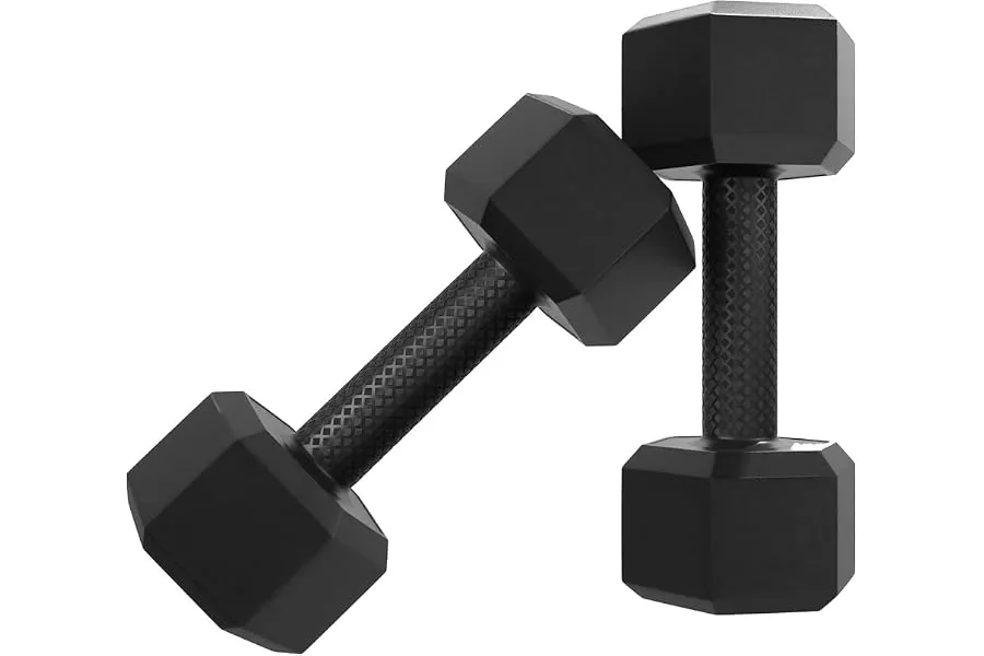 Star X 5 kg Pair of PVC Hexa Dumbbell, Home Gym Strength Training equipments, Forearm Strengthe — Linkbiz SmartDeal's