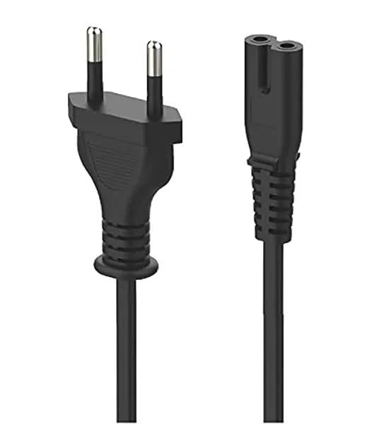 TECH-X 5.9 Feet 2-pin Universal Replacement AC Power Cord Cable Wire for LED TV, Play Station,Printer,Laptop PC Notebook Computer, Tape Recorder, Camera — Linkbiz SmartDeal's