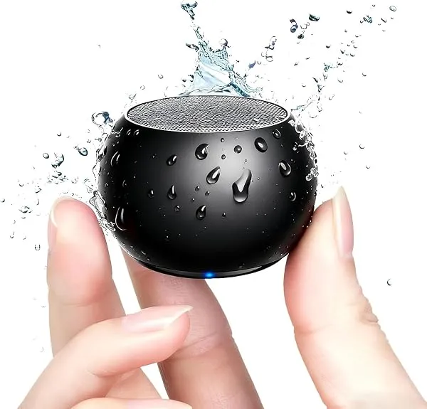 JAMPOD JBL Mini Bluetooth Speaker Ultra Wireless Speaker with Heavy Metal Electroplating | Round Mini Speaker, Power Button Controlled, Long Battery Backup & Quick Charge-Multicolo — Linkbiz SmartDeal's
