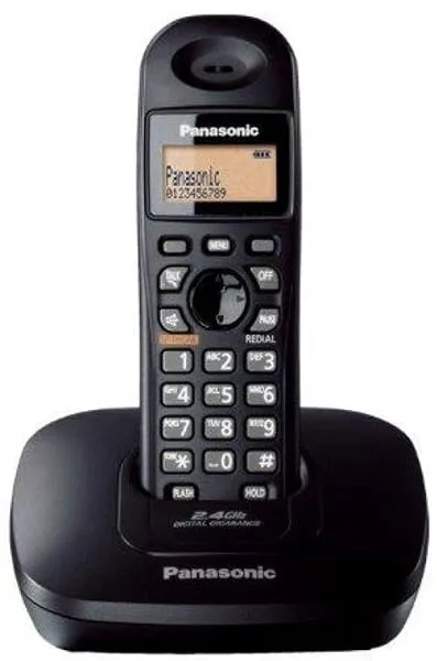Panasonic KX-TG3611BX Digital Cordless Landline Phone (Black) | Single Line, 2.4GHz — Linkbiz SmartDeal's