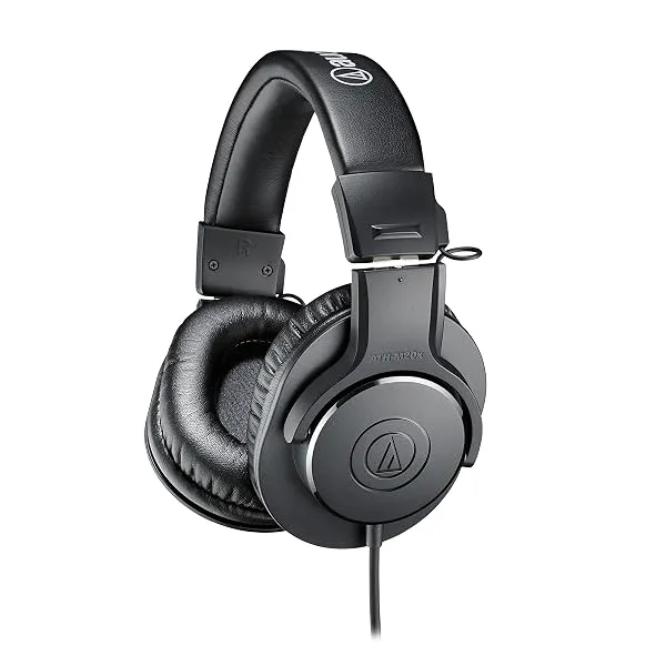 Audio-Technica ATH-M20x Professional Studio Monitor Headphones, Black — Linkbiz SmartDeal's