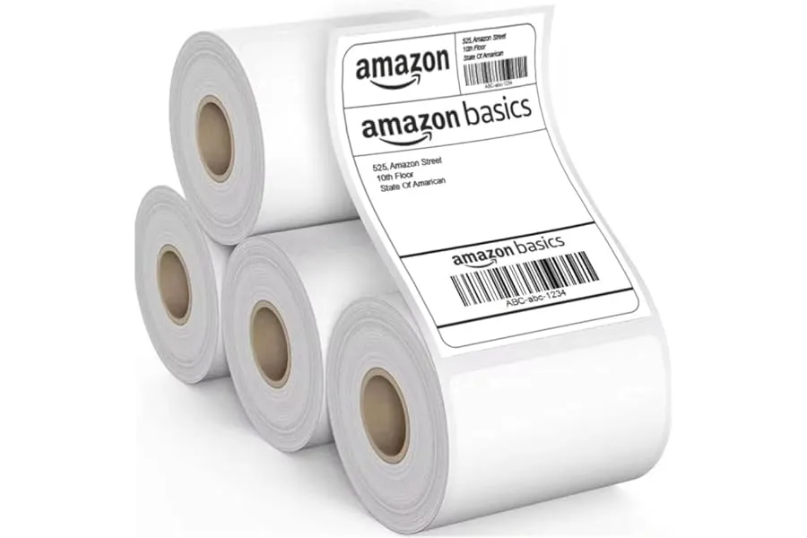 Amazon Basics 70gsm Thermal Label Printer Paper - 4 x 6 (100 x 150 mm)| Ideal for Shipping, Par — Linkbiz SmartDeal's