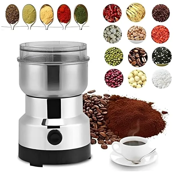 LEBENLANG Mini Mixer Grinder Small Size - Grinder Machine for Home, Mini Grinders for Spices, Masala, Chutney - Electric Portable Nima Mixer with Stainless Steel Blades — Linkbiz SmartDeal's