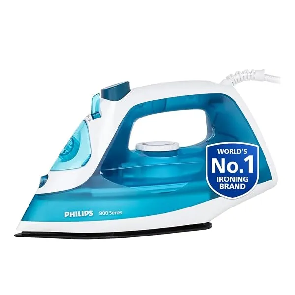 Philips DST0820/20 Steam Iron | World no. 1 Ironing Brand, 15 gm/min Steam Output with Spray, Multilayer Coated Non-stick Soleplate, 1250 W Quick Heat Up — Linkbiz SmartDeal's