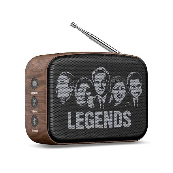 Saregama Carvaan Mini Hindi - Music Player with 401 Pre-Loaded Retro Songs, Bluetooth/FM/AM/AUX, Type-C Charger (Oakwood Brown) — Linkbiz SmartDeal's