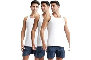 Jockey 8820 Men's Super Combed Cotton Round Neck Sleeveless Vest with Extended Length for Easy — Linkbiz SmartDeal's