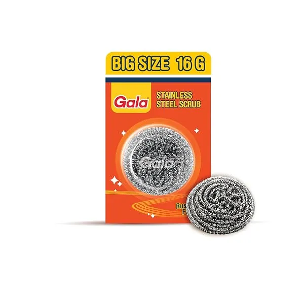 Gala Stainless Steel Scrubber - 1 Piece for Kitchen Utensils Cleaning — Linkbiz SmartDeal's