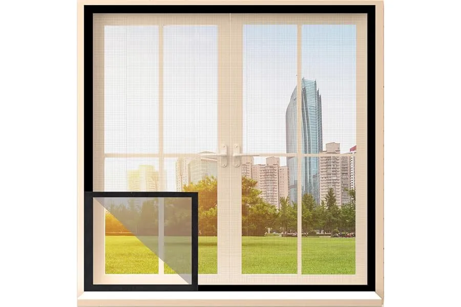 Classic Mosquito Net for Windows | 120X90 cm | 120 GSM Fiberglass Mesh |Pre Stitched Window Net — Linkbiz SmartDeal's