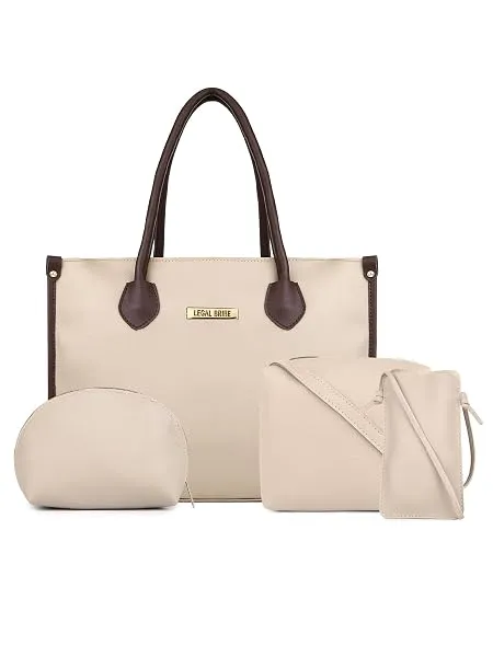 LEGAL BRIBE Textured Tote Bag Combo Of 4 — Linkbiz SmartDeal's
