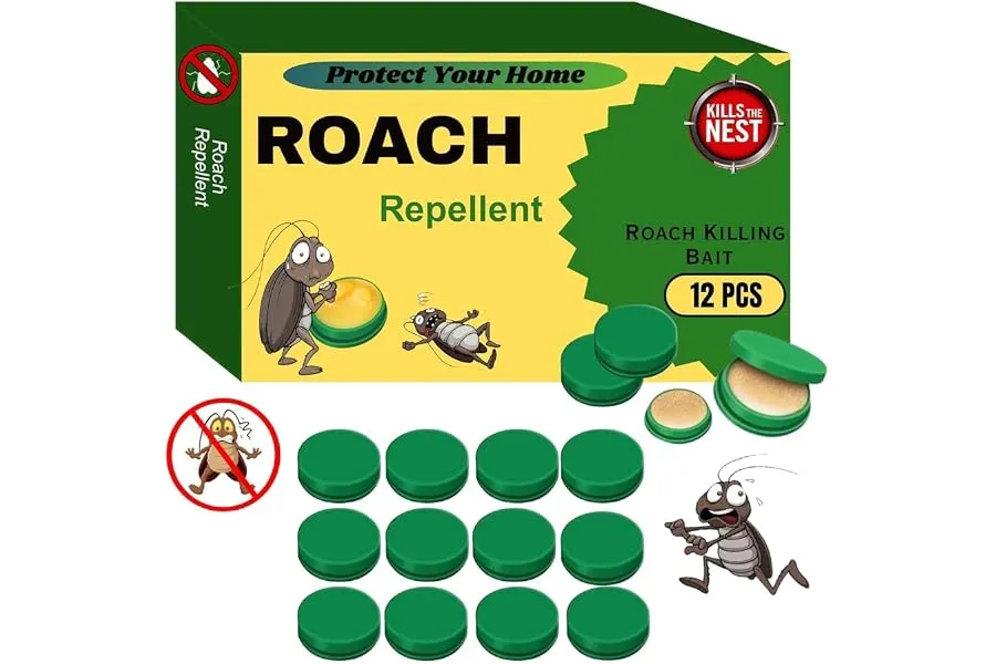 Cockroach Killer Bait Gel for Home – Natural Plant-Based Roach Control with Bait Stations – Odo — Linkbiz SmartDeal's