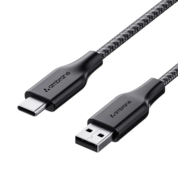 Ambrane Unbreakable 60W Type-C to Type-C Fast Charging Cable (1.5m) — Linkbiz SmartDeal's