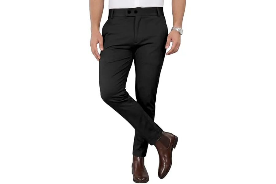 Mehrang Men's Stretchable Stretchable Formal Pant Trousers | Stylish Slim Fit Men's Wear Trouse — Linkbiz SmartDeal's