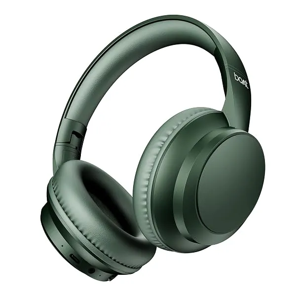 boAt Rockerz 371, 40mm Drivers, 50hrs Battery, 60ms Low Latency, ENx Tech, BT v5.4, Foldable Cups, Voice Assistant, Bluetooth Headphones, Wireless Headphone with Mic (Sage Green) — Linkbiz SmartDeal's