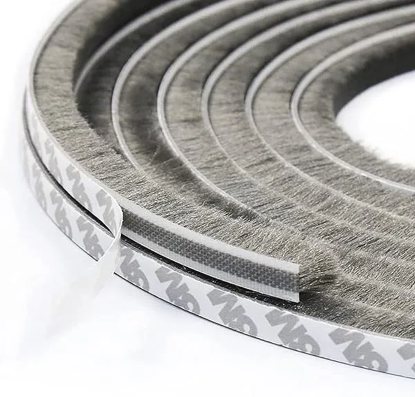 Brienstripe Self Adhesive Strip Seal Strip for Windows and Doors, Door Brush Seal Strip for Sliding Door Window Frame Wind Blocker Dust Proof Soundproof. 10 Meter — Linkbiz SmartDeal's