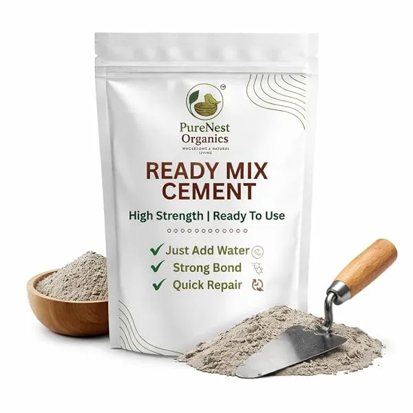 Ready Mix Cement | High Strength Repair Mortar | Just Add Water | Crack Filling, Wall Repair & Patch Work | Strong Bond Construction Cement | 450 GM — Linkbiz SmartDeal's