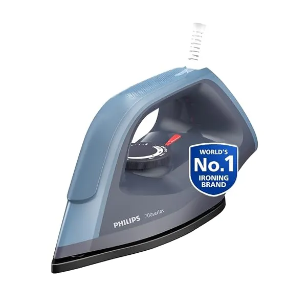 Philips DST0700/00 Hi-Power Heavy Weight Dry Iron | 1350W, Advanced Alloy Non Stick Soleplate, Fluidic Cool Touch Design, Ultra Powerful Performance — Linkbiz SmartDeal's