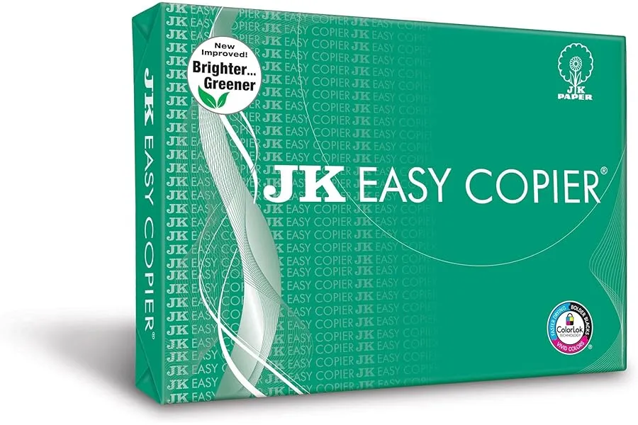 JK Easy Copier Paper | A4 Size | 70 GSM | 500 Sheets | White Paper, 1 Ream | For Laserjet & Ink — Linkbiz SmartDeal's