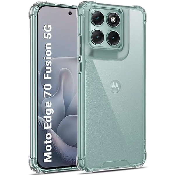 TheGiftKart Crystal Clear Back Cover Case for Motorola Moto Edge 70 Fusion 5G — Linkbiz SmartDeal's