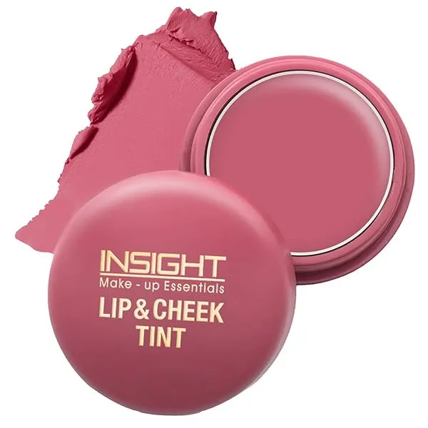 INSIGHT Lip & Cheek Tint - Strawberry Summer (3 g) | Matte Finish | With Vitamin E | Long-Lasting, Lightweight Multipurpose Tint for Lips & Cheeks | Smooth Application | All Skin T — Linkbiz SmartDeal's