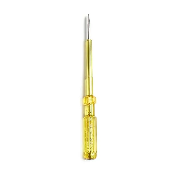 Taparia 818 Tester | Neon Glow Light | Yellow Colour | 200 mm | PVC Insulated Sleeve withstands upto 2000 V DC | Comfort Grip| Suitable for Electrical, Home, DIY and Professional — Linkbiz SmartDeal's