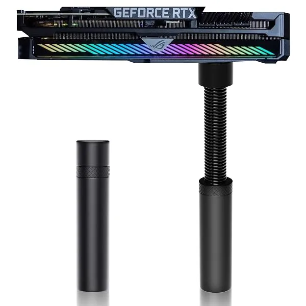 Aivalas GPU Support Bracket, Graphics Video Card Brace with Height Adjustable, Anti Sag Holder for Universal Graphics Card Sag, GPU Stand with Magnet and Rubber Pad (Black) — Linkbiz SmartDeal's
