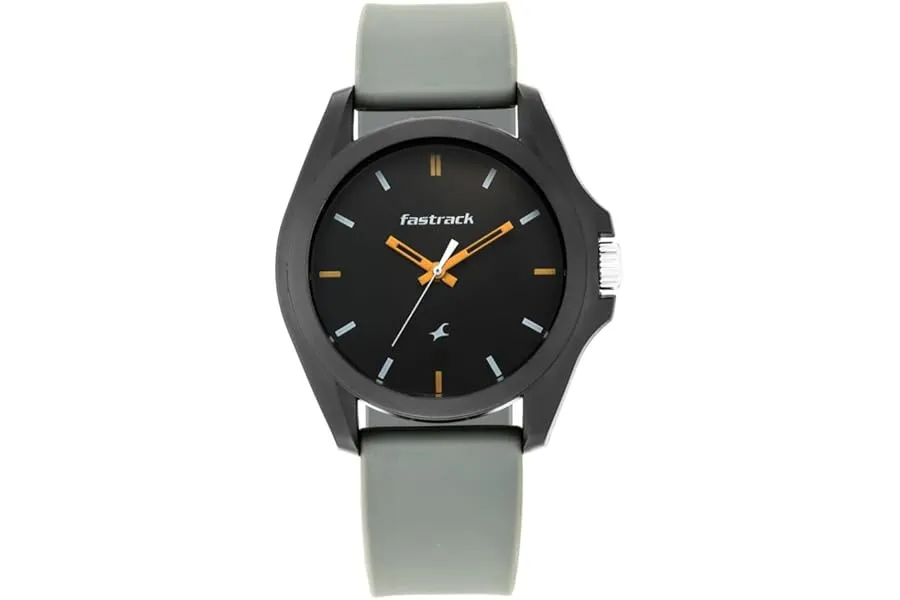 Fastrack Tees Analog Grey Dial Unisex-Adult Watch-68011PP08 — Linkbiz SmartDeal's