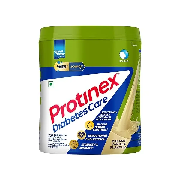 Protinex Diabetes Care, Creamy Vanilla, 400g |59% less post meal sugar spikes from day 1| High protein | High fibre & Clinically proven low GI formula — Linkbiz SmartDeal's