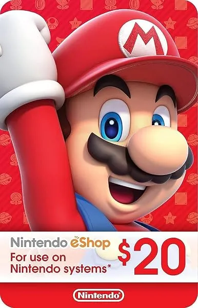 Nintendo eShop Gift Card Digital Code $20 — Linkbiz SmartDeal's